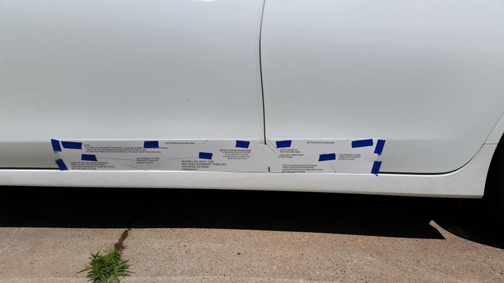 How to install body side moldings The Nissan Club