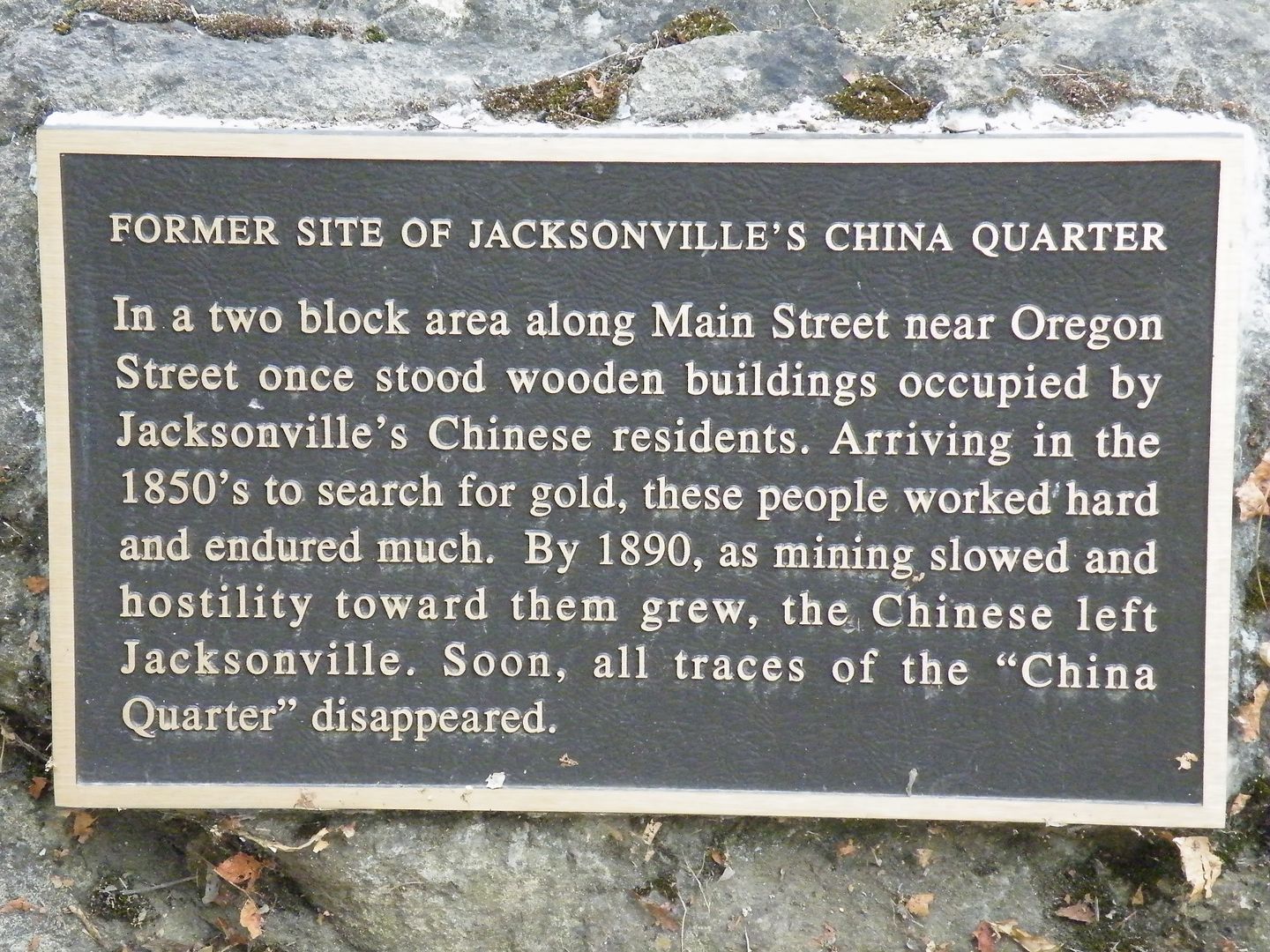 Historic China Quarter Jacksonville Oregon