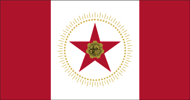 alabama flag image. Alabama#39;s flag is mainly