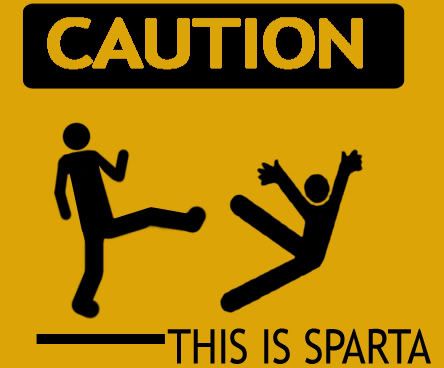 caution this is sparta shape
