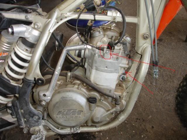 06 ktm 525exc cooling system flush 250 530 exc mxc sxc