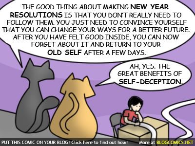 New Year Resolution - Self Deception