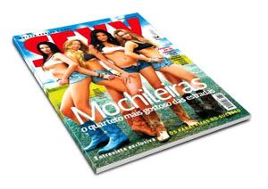 As Mochileiras - Revista Sexy - Abril de 2009