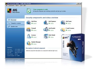 AVG Antivirus Professional 8.5 build 276a1439