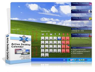 Active Desktop Calendar 7 83 Build 090813 with Serial preview 0