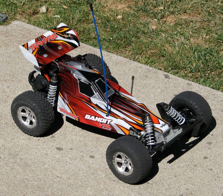 traxxas bandit wheels and tires