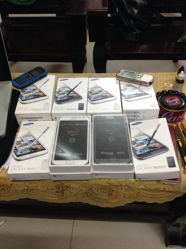 5 Cây Samsung Galaxy NOTE 2 N7100 White AND XÁM TITAN Nguyên Seal Máy Mới 100% GIÁSỐC - 6