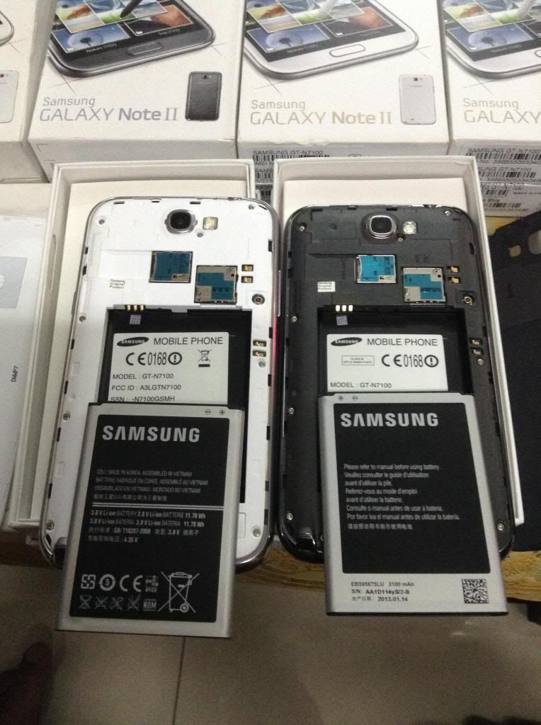 5 Cây Samsung Galaxy NOTE 2 N7100 White AND XÁM TITAN Nguyên Seal Máy Mới 100% GIÁSỐC - 5