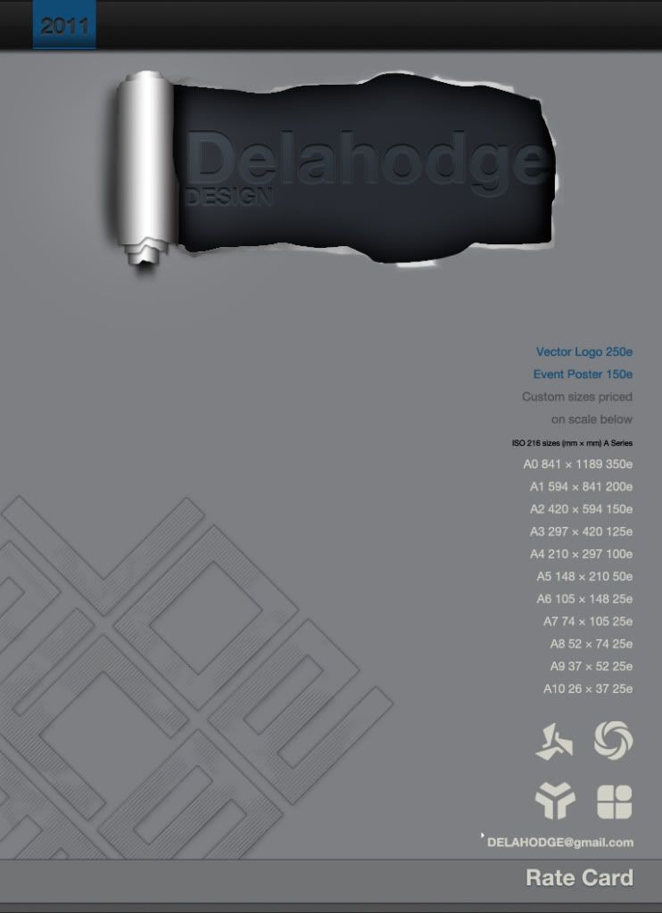 Rate Card (c) DELAHODGE euros rate