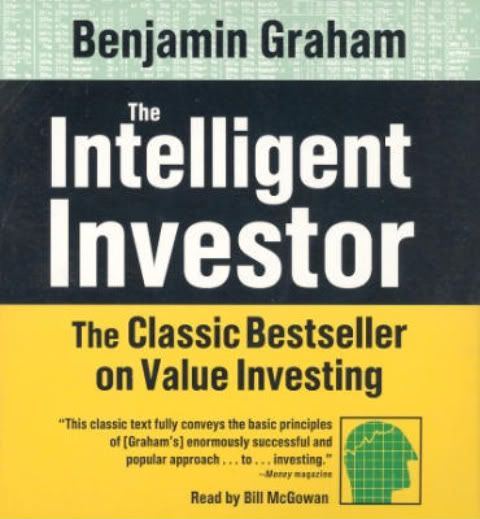 Book cover of The Intelligent Investor by Benjamin Graham.