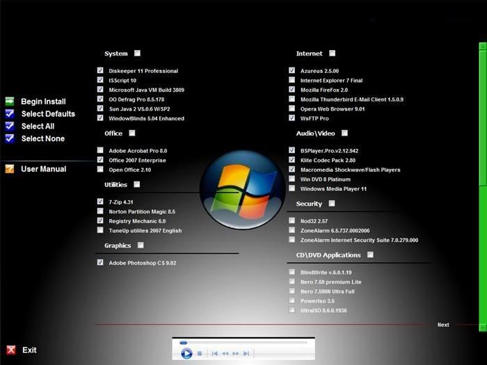 Windows Xp Sp3 Blue Edition