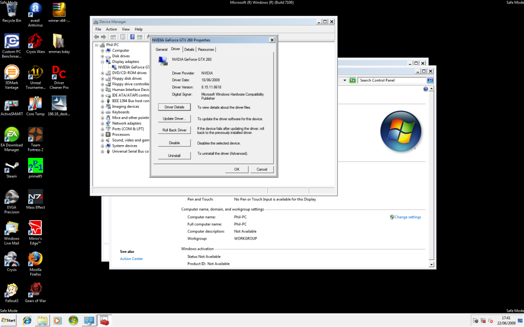 Cannot get control panel to install with 186.18 drivers guru3D Forums