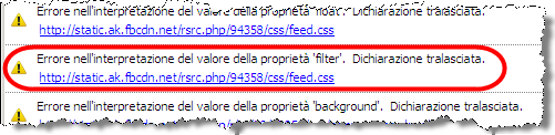 Proprieta filter