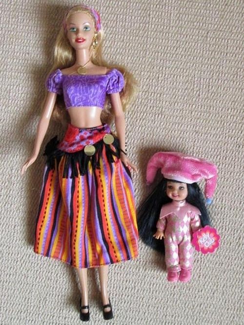 Halloween Barbie Lot Gypsy and Jester - Ships Free Halloween Barbie Lot Gypsy and Jester - Ships Free