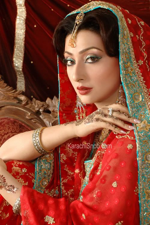 Too many Pakistani bridal makeup artists make the mistake of layering on 
