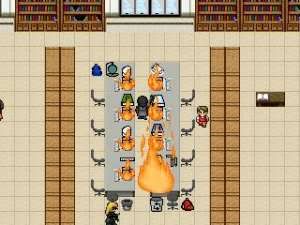 library flames