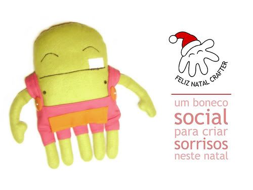 Projeto Feliz Natal Crafter - Um boneco social para criar sorrisos neste natal