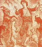 Pastor Kaldi e suas cabras