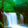 waterfall moving