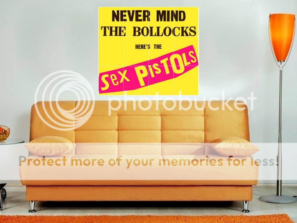 Sex Pistols 36x32 Inch Mosaic Wall Poster Never Mind Bollocks Album