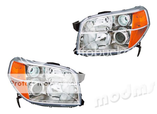 Fits 2006 2008 Honda Pilot Clear Head Light Headlight Lamp Unit 1 Pair