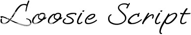 Fonts(Yazı Tipi) - Sayfa 2 Loosie_script0