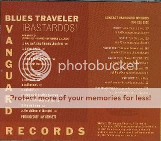 Blues Traveler Bastardos RARE 14 Track Advance CD 015707979023