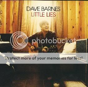 DAVE BARNES   Little Lies   RARE 1 Track DJCD Single  