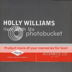 This is the RARE 2009 release from Holly Williams titled, Here With 