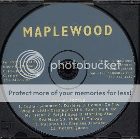 MAPLEWOOD   S/T   RARE 13 Track Promo Advance CD 2004 707239005720 