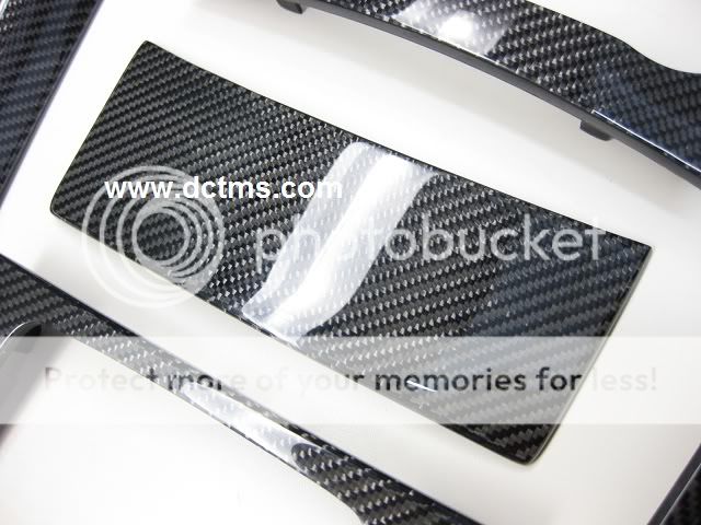 Mercedes AMG W204 C63 Carbon Console Door Trim 9 Pcs