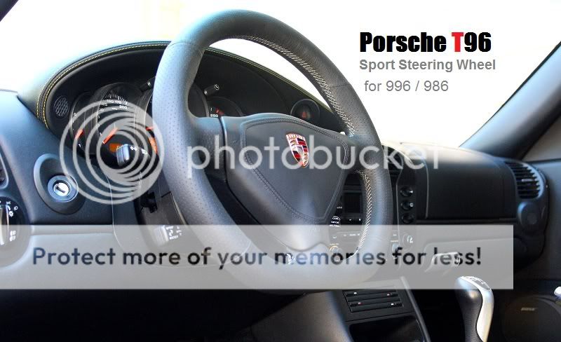 Porsche 996 T96 Sport Leather Steering Wheel CARRERA2 C4S Boxster Red