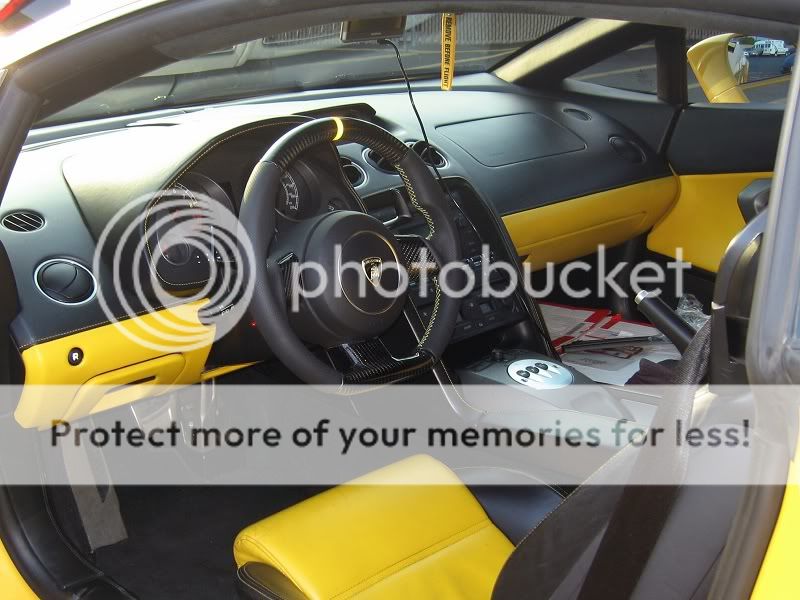 Lamborghini Gallardo Sport Carbon Steering Wheel Yellow