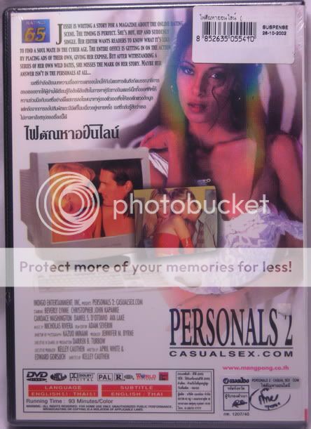 Personals II CasualSex (2002) new DVD sealed Rare